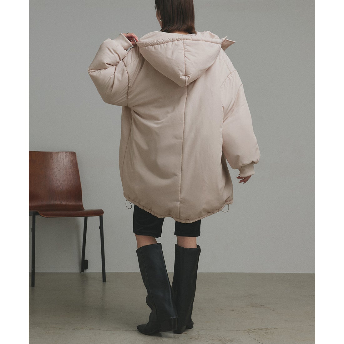 アドティエ ad thie モンスターパーカー モッズコート アウター 中綿