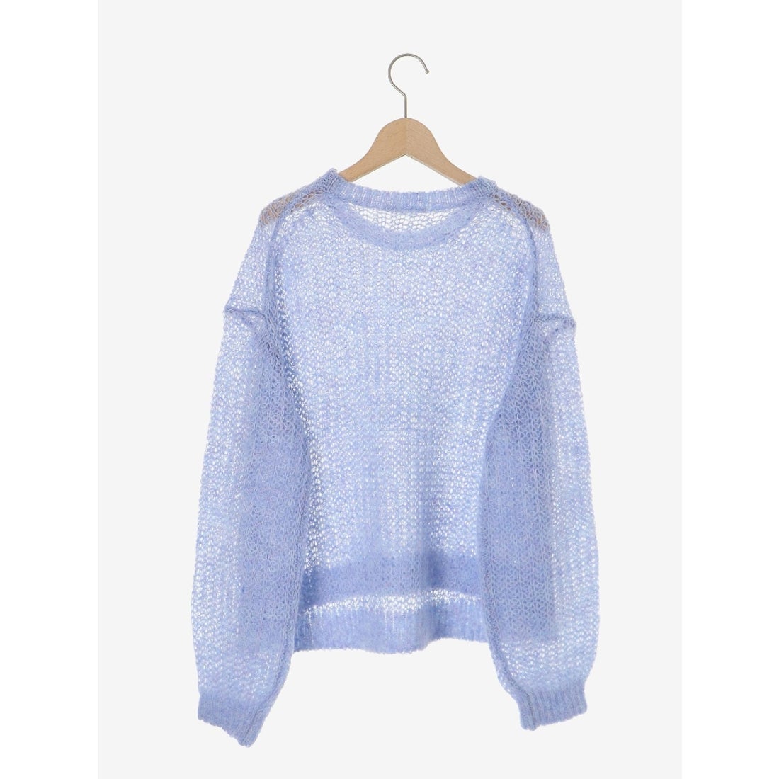 ルクールブラン le.coeur blanc シアーモヘアニットプルオーバー