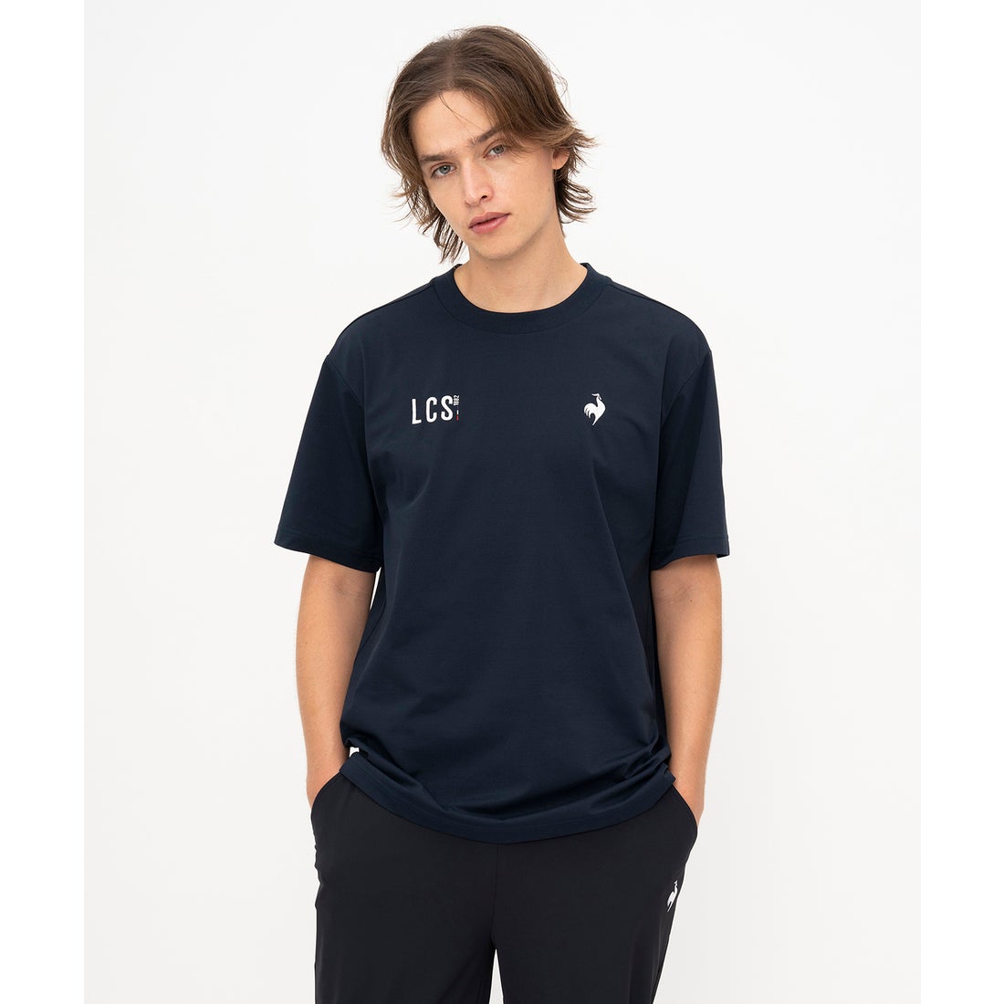 ルコックスポルティフ le coq sportif ヘランカサンスクリーンNIR半袖T