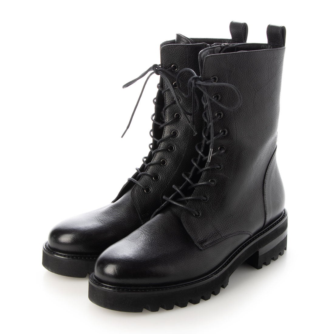 ルカ グロッシ Luca Grossi ラウンドトウレースアップショートブーツ