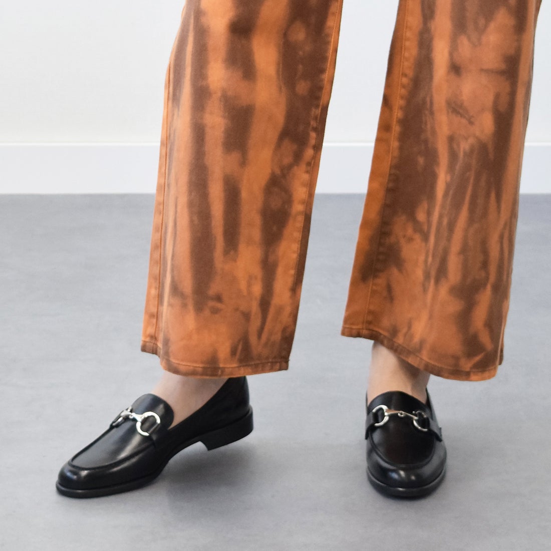 ルカ グロッシ Luca Grossi メタルビットローファー （ブラックコンビ