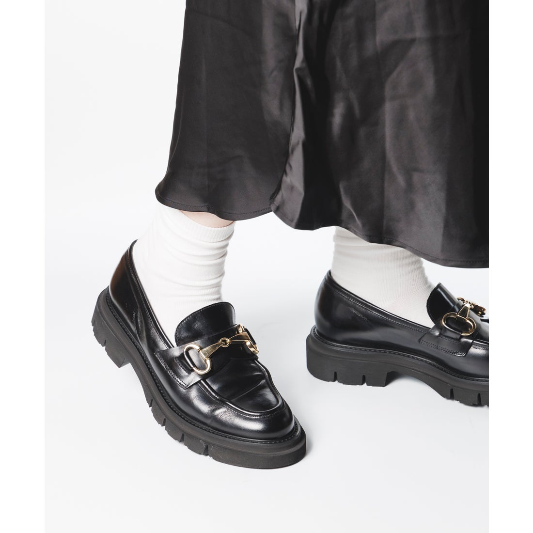 ルカ グロッシ Luca Grossi ビットローファー （ブラック