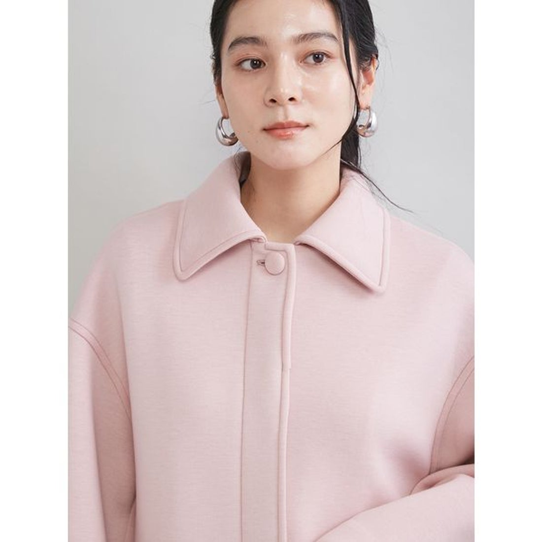 ミラ オーウェン Mila Owen ステンカラーAラインポンチコート （PNK