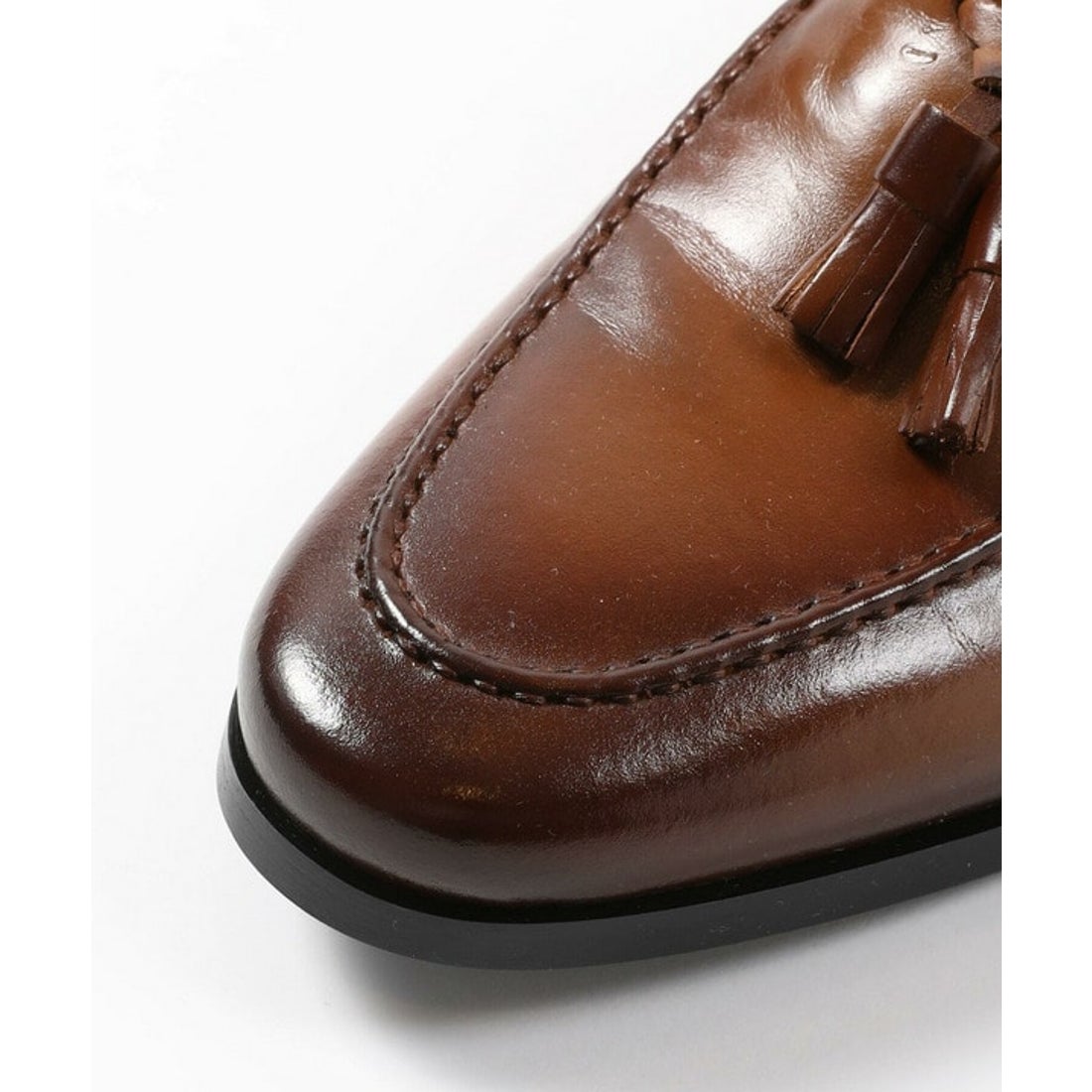 メンズビギ MEN'S BIGI リアルレザータッセルローファー （ブラウン