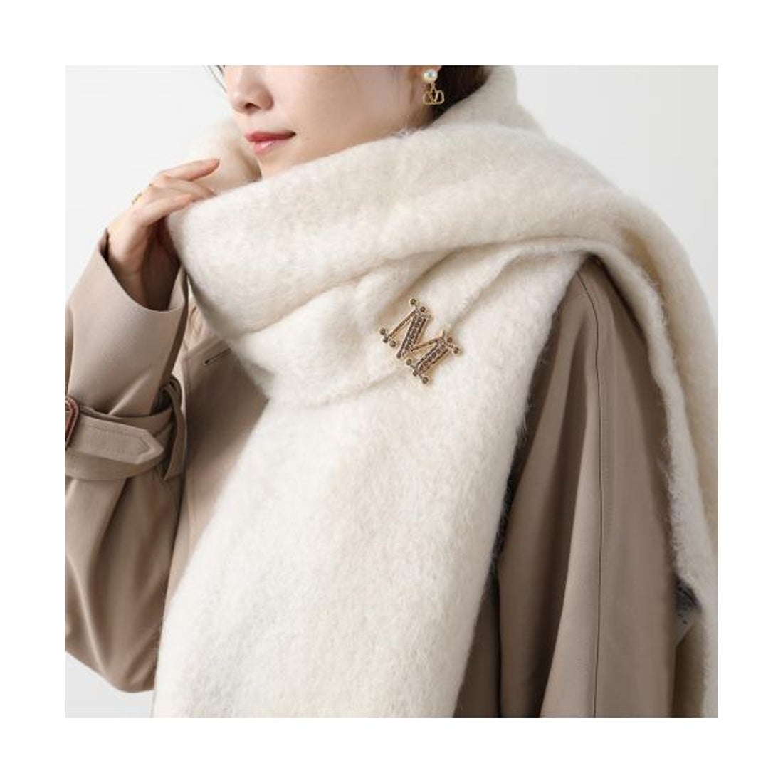 マックスマーラ Max Mara MAX MARA ブローチ BATH2 MBROOCH クリスタル