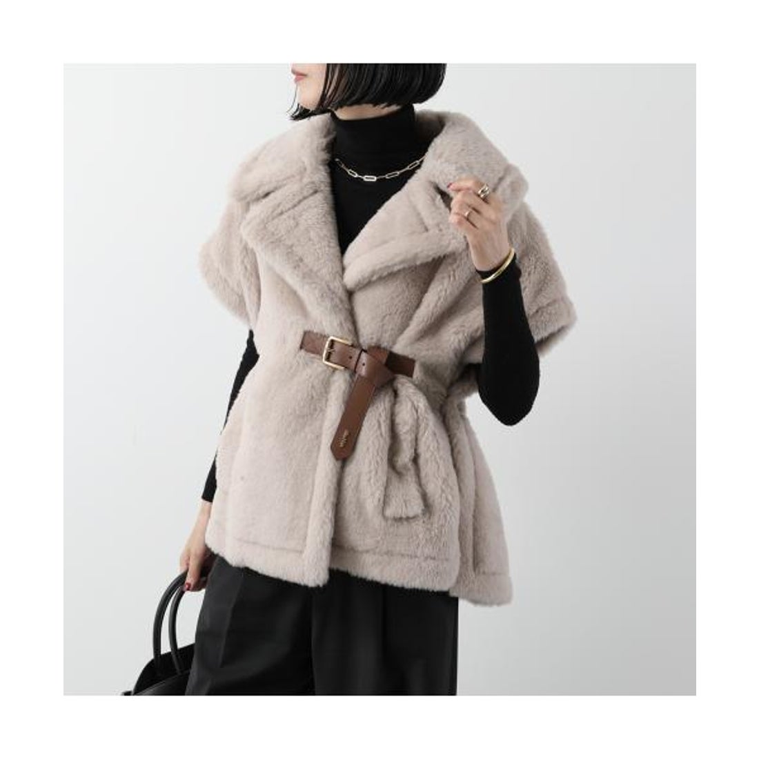 マックスマーラ Max Mara MAX MARA ケープ NEWABAVO ニューアバボ