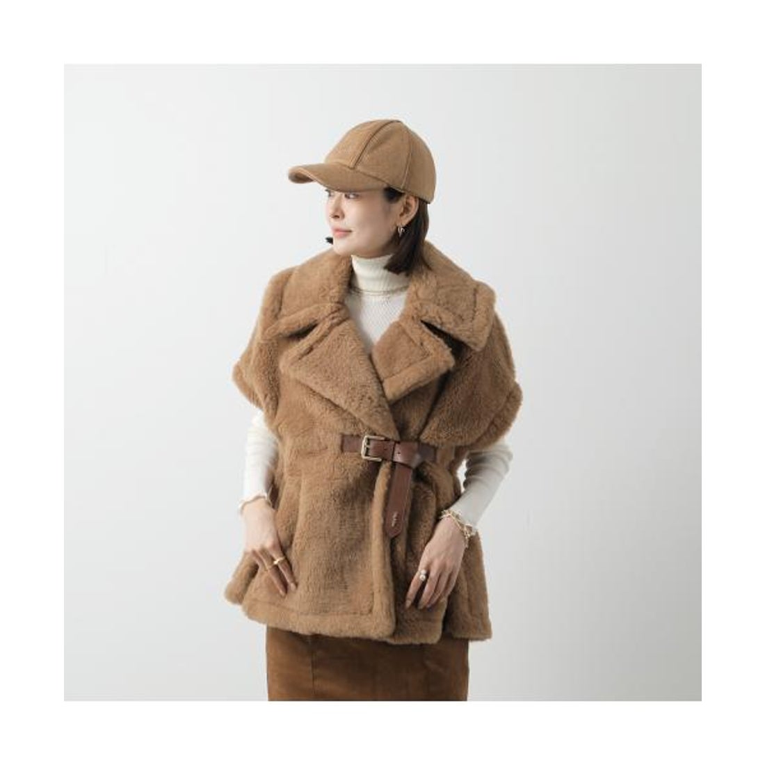 マックスマーラ Max Mara MAX MARA ケープ NEWABAVO ニューアバボ