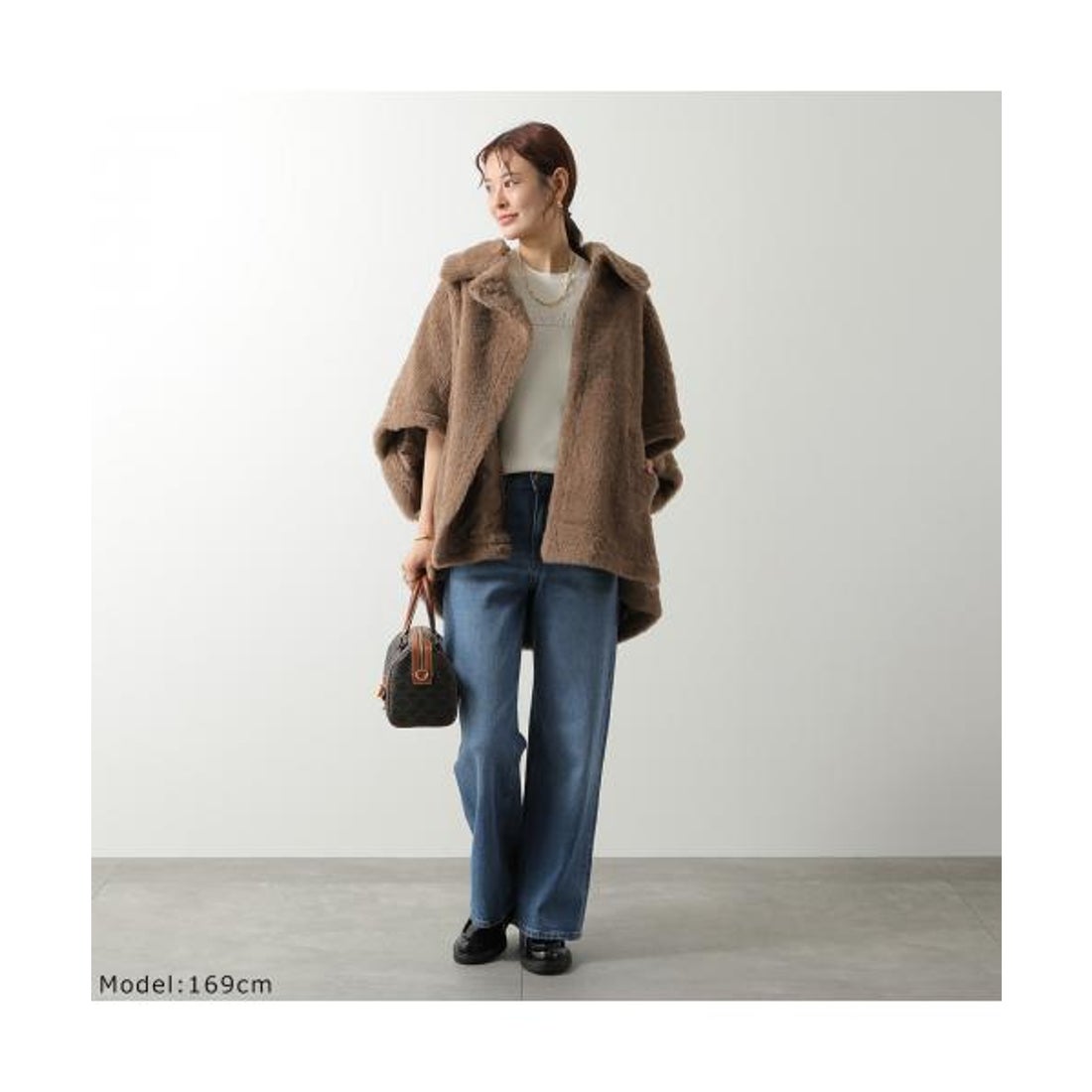 マックスマーラ Max Mara MAX MARA ポンチョ TEBE4 テディベア ケープ