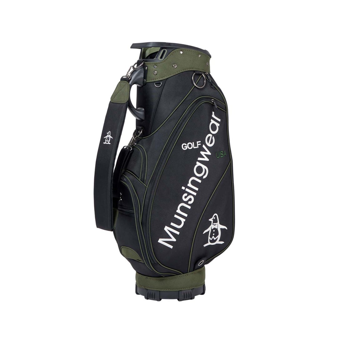 マンシングウェア MUNSINGWEAR 大口径キャディバッグ（ファブリック