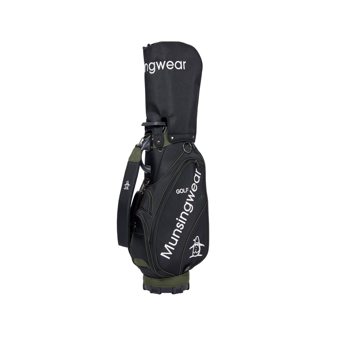 マンシングウェア MUNSINGWEAR 大口径キャディバッグ（ファブリック