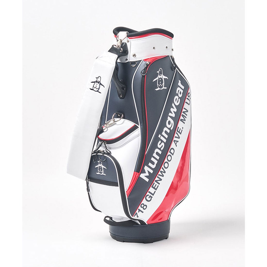 マンシングウェア MUNSINGWEAR バイカラーキャディバッグ（9.5型