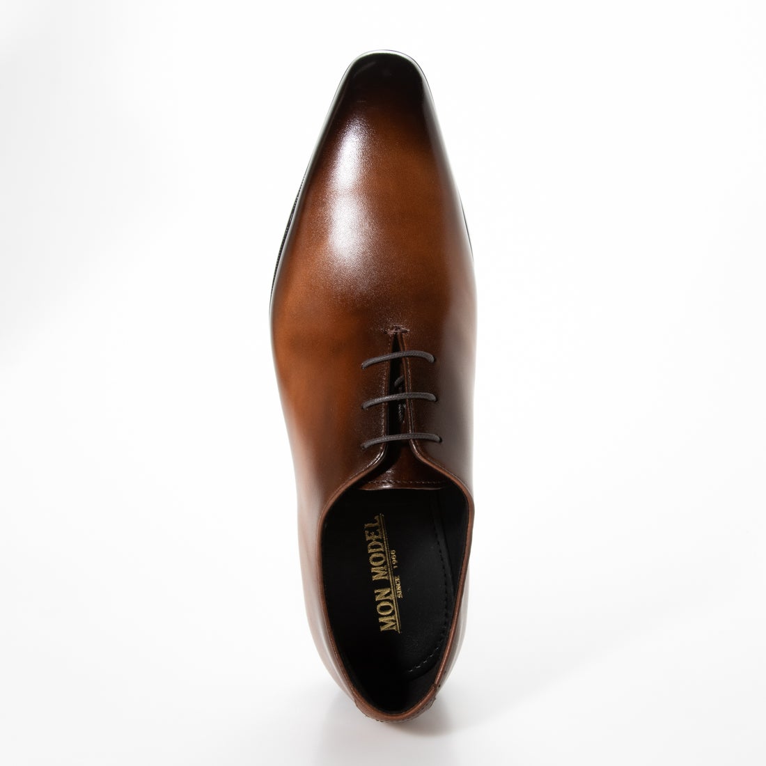 モンモデル Mon Model 本革 ホールカット手染めビジネスシューズ （CBR