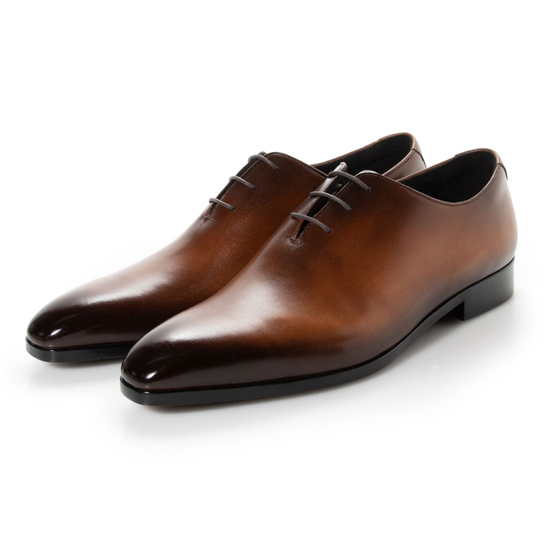 モンモデル Mon Model 本革 ホールカット手染めビジネスシューズ （CBR
