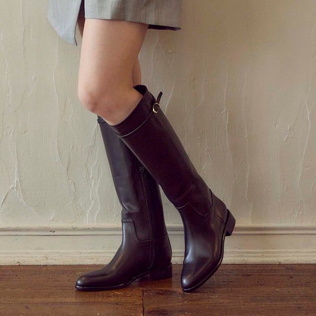 MODE ET JACOMO ベルト付きロングブーツ（ブラック） -Mode et Jacomo