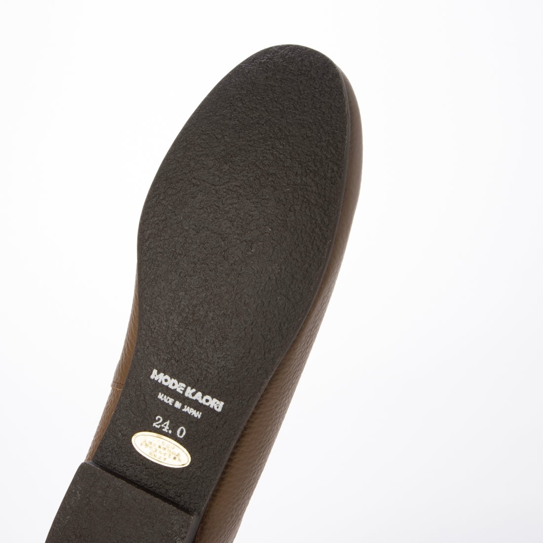 本革】 Vカットスリッポンシューズ 7121 （オークブラウン） -モード