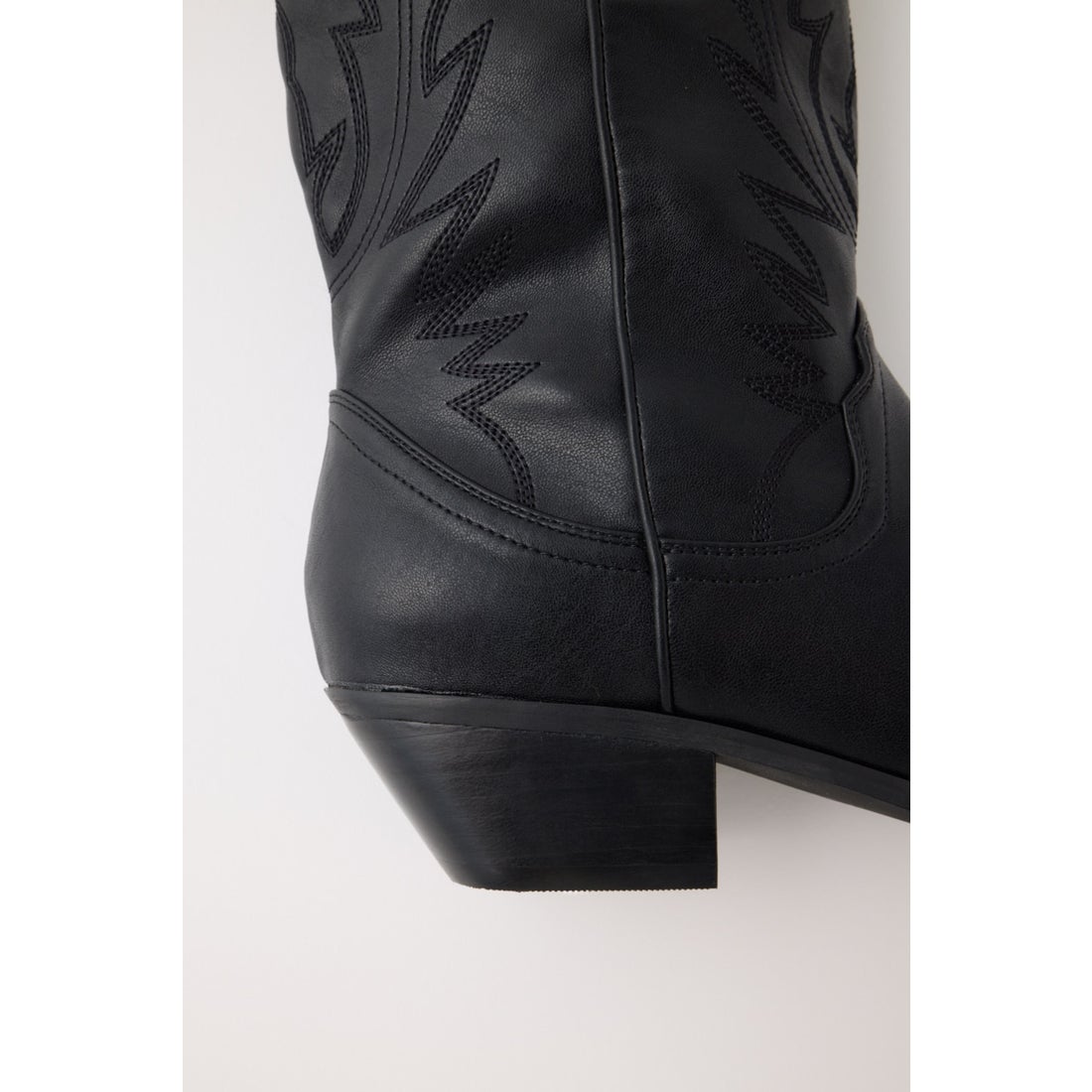 MOUSSY WESTERN ブーツ BLK -ファッション通販 FASHION WALKER