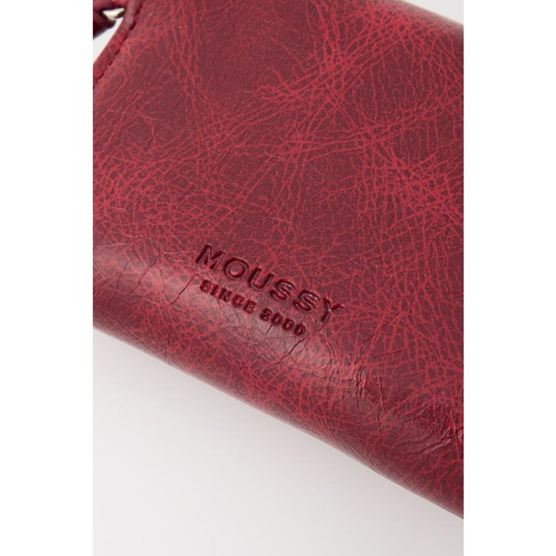 マウジー MOUSSY HEART FLAP ミニウォレット （BLK） - ファッション