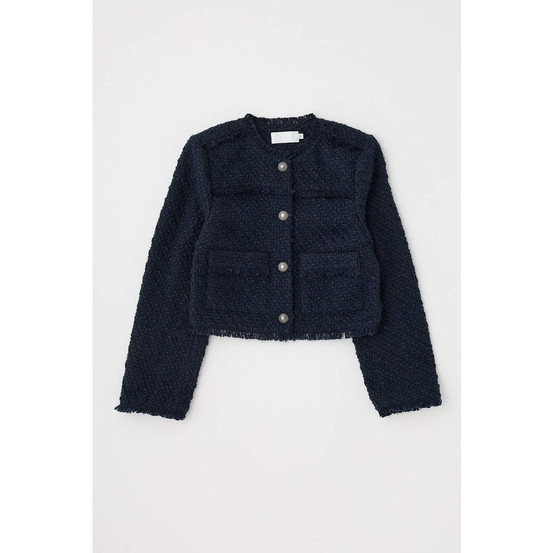 MOUSSY COMPACT TWEED ジャケット NVY -ファッション通販 FASHION WALKER