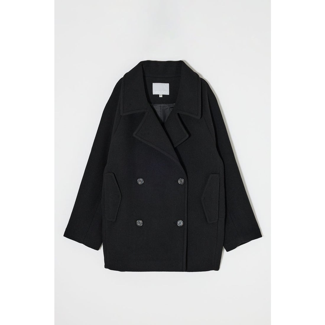 MOUSSY DOUBLE BREASTED MID コート C.GRY -靴＆ファッション通販