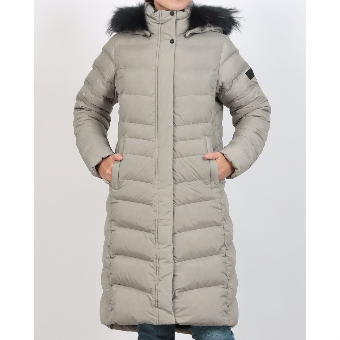 モンベル mont-bell ダウンコート （ライトグレー） - ファッション