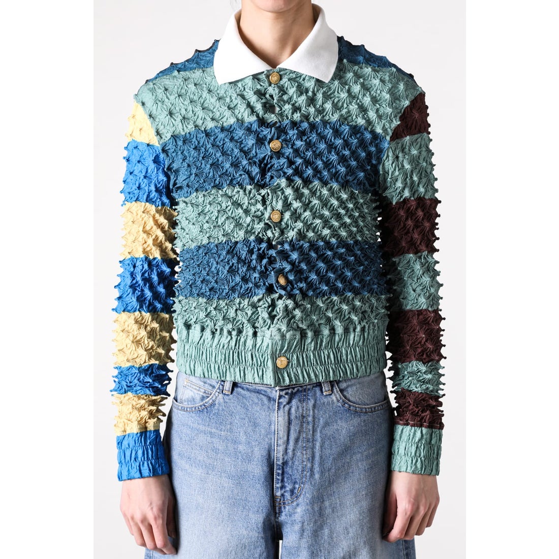 エムエーエスユー MASU Spiky Rugger Shirt （Multi） -FASCINATE