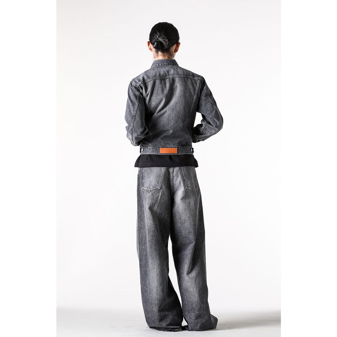 エムエーエスユー MASU MASU BOYS Emblem Baggy Jeans （Black