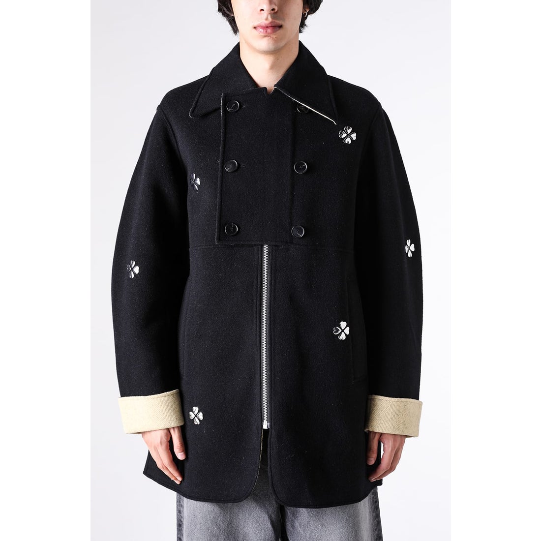 エムエーエスユー MASU CLOVER ZIP-UP COAT （Black） -FASCINATE
