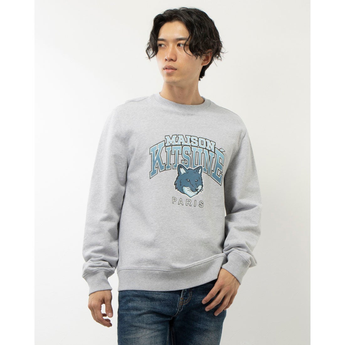 メゾンキツネ MAISON KITSUNE スウェット （Blue） -靴＆ファッション