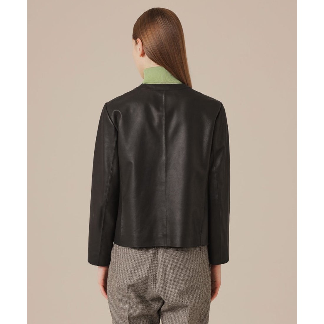 マッキントッシュ ロンドン MACKINTOSH LONDON ノーカラーレザー