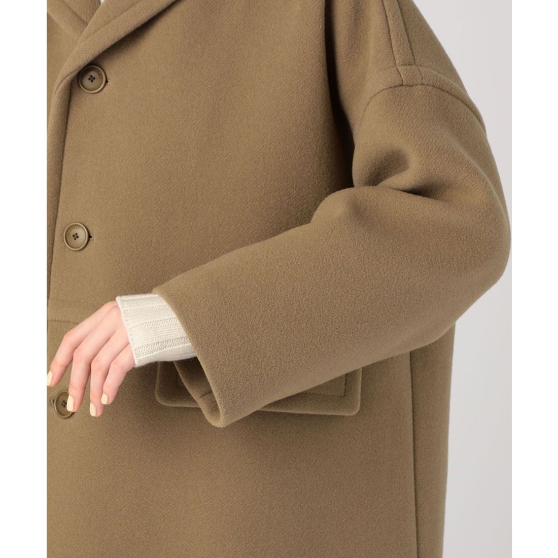 マカフィー MACPHEE パイルメルトン オーバーサイズドコート （19