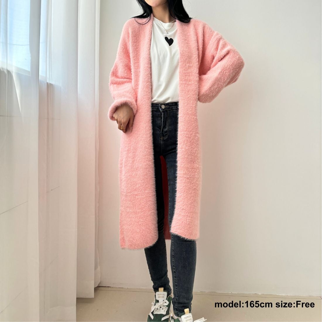 メゾンドラティール maison de LATIR ふわふわロングカーディガン