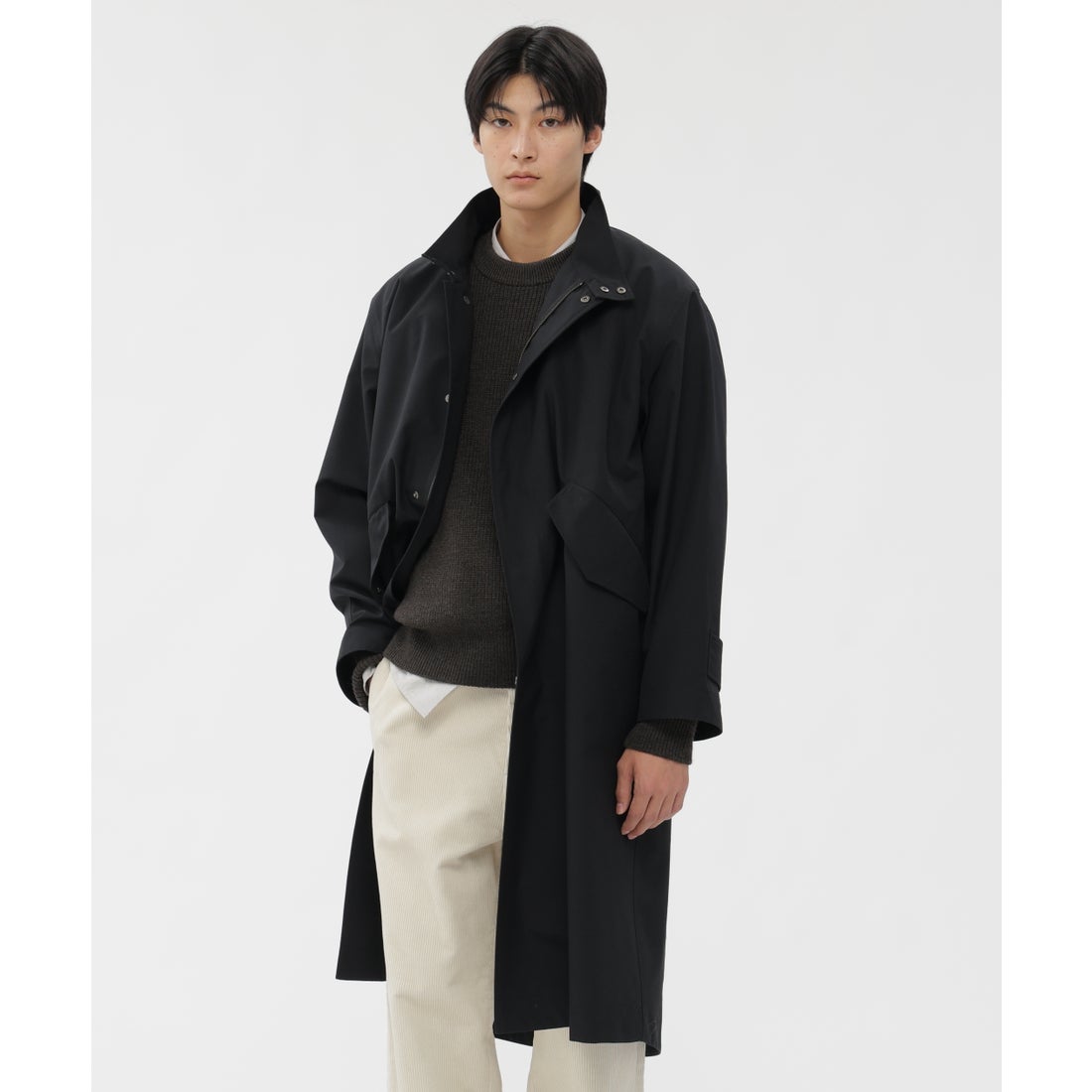 マーガレット・ハウエル MARGARET HOWELL SHOWERPROOF WOOL （BLACK