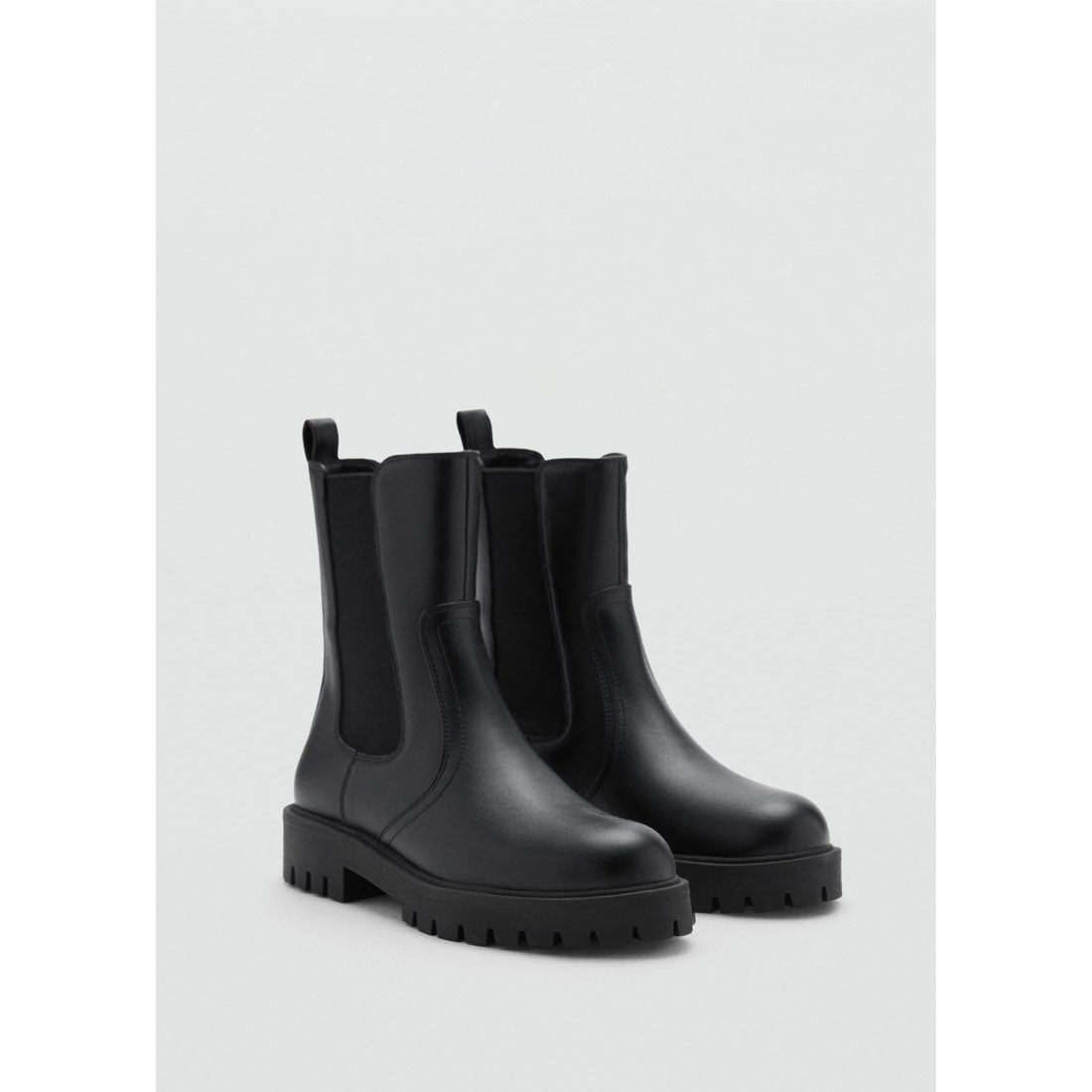 ショートブーツ .-- CELER （ブラック） -MANGO - マンゴ公式