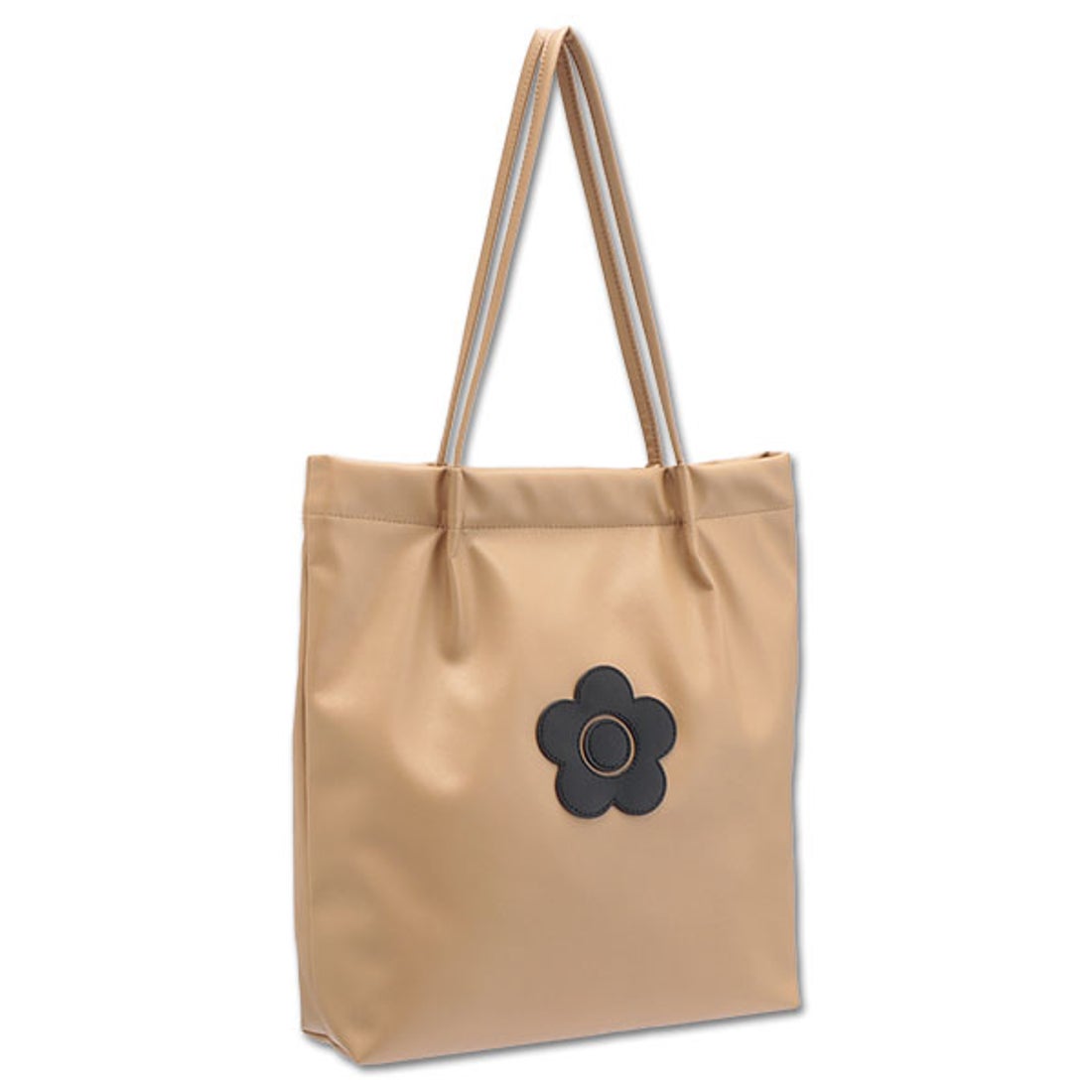 マリークワント MARY QUANT デイジーパッチソフト トート （ブラック