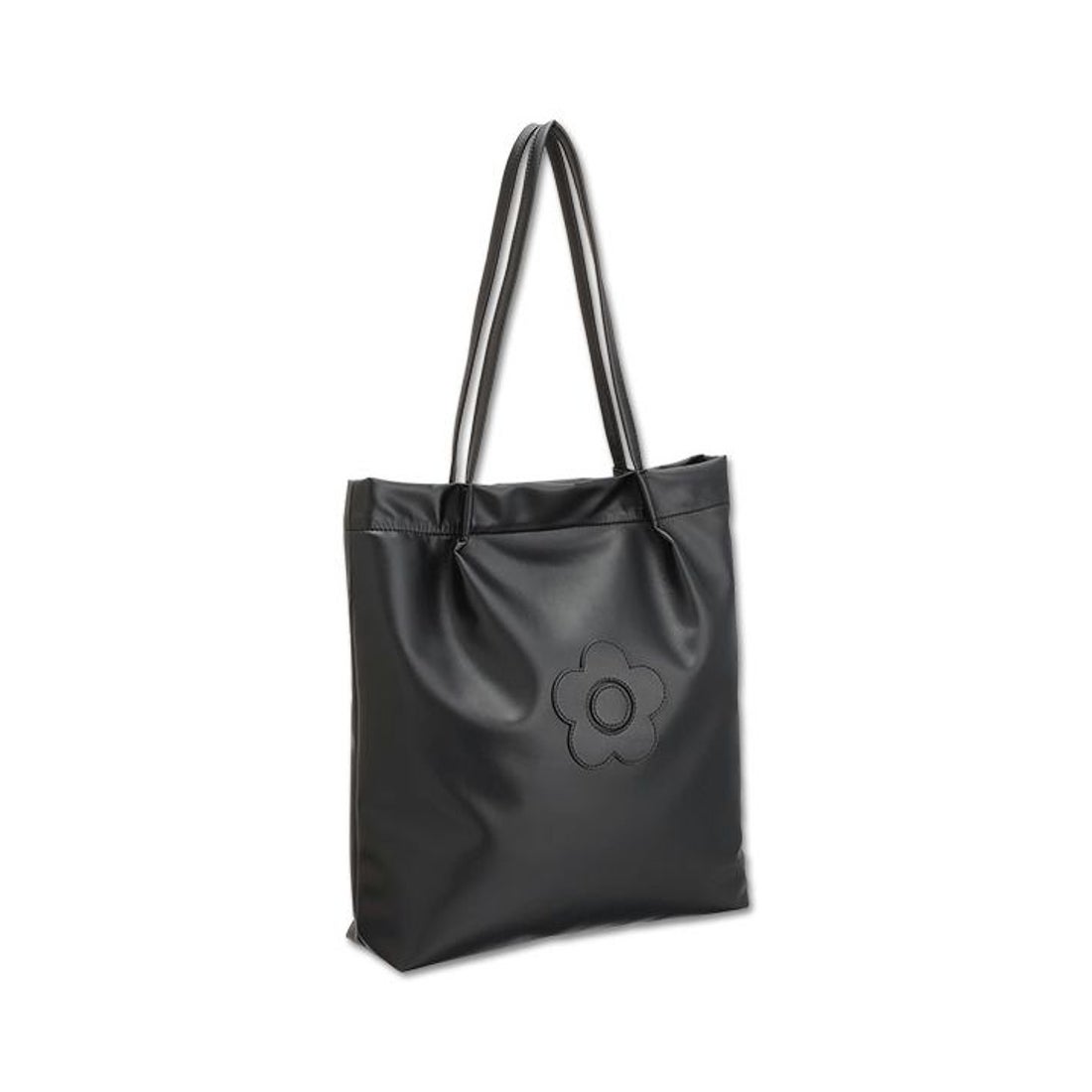 マリークワント MARY QUANT デイジーパッチソフト トート （ブラック