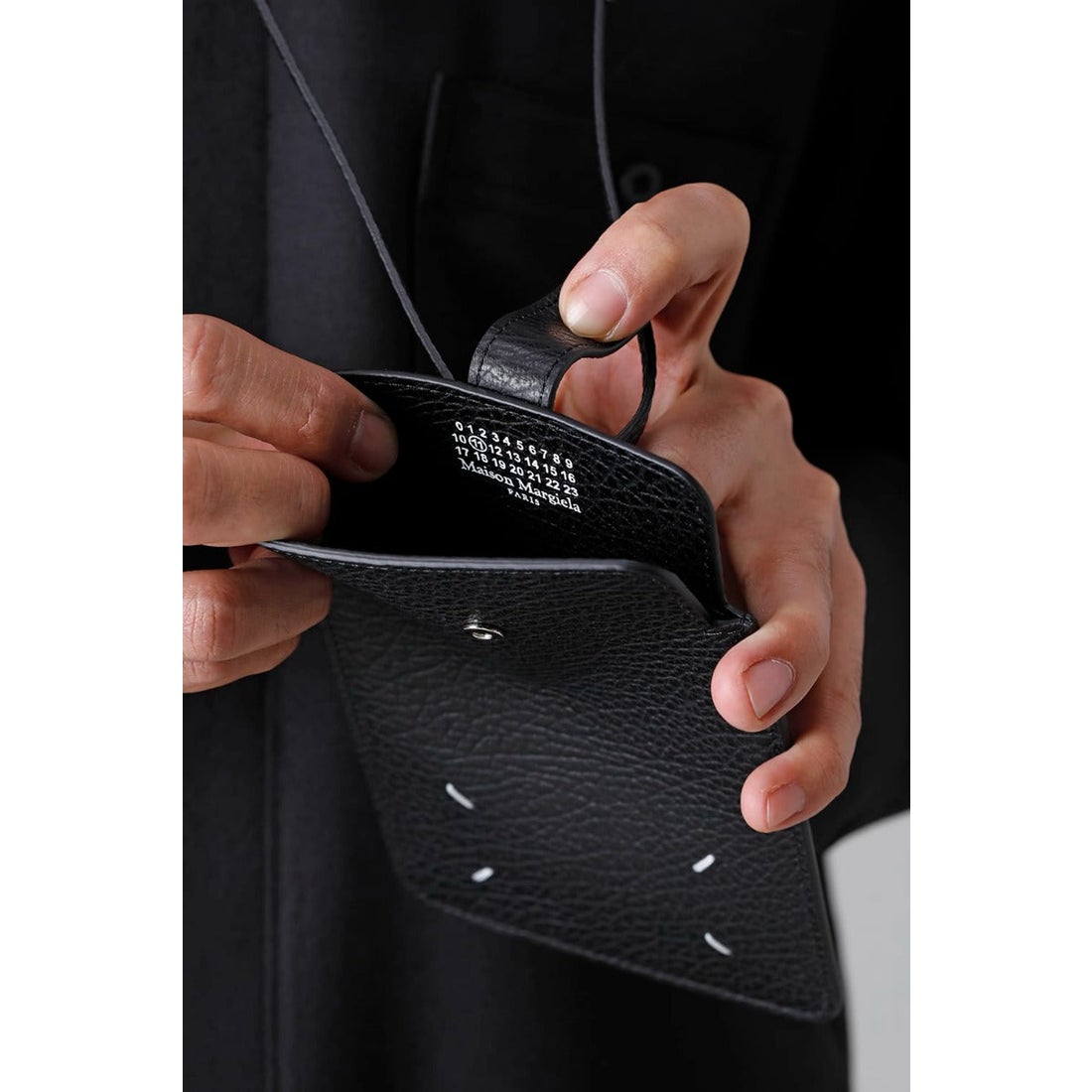 MAISON MARGIELA PHONE NECK POUCH （Black） - Osaka / Kyoto, -FASCINATE