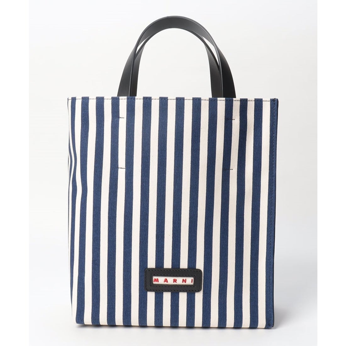 マルニMARNI ネイビー ホワイト かごバッグ マルニMARNI ネイビー