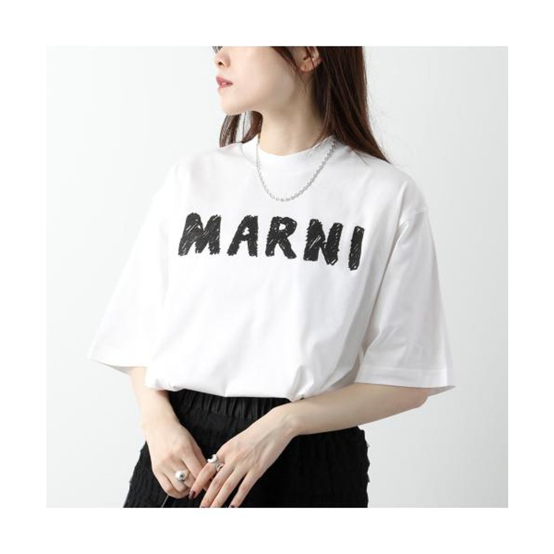 マルニ MARNI MARNI Tシャツ HUMU0223EP USCX24 半袖 （LOW01/ホワイト
