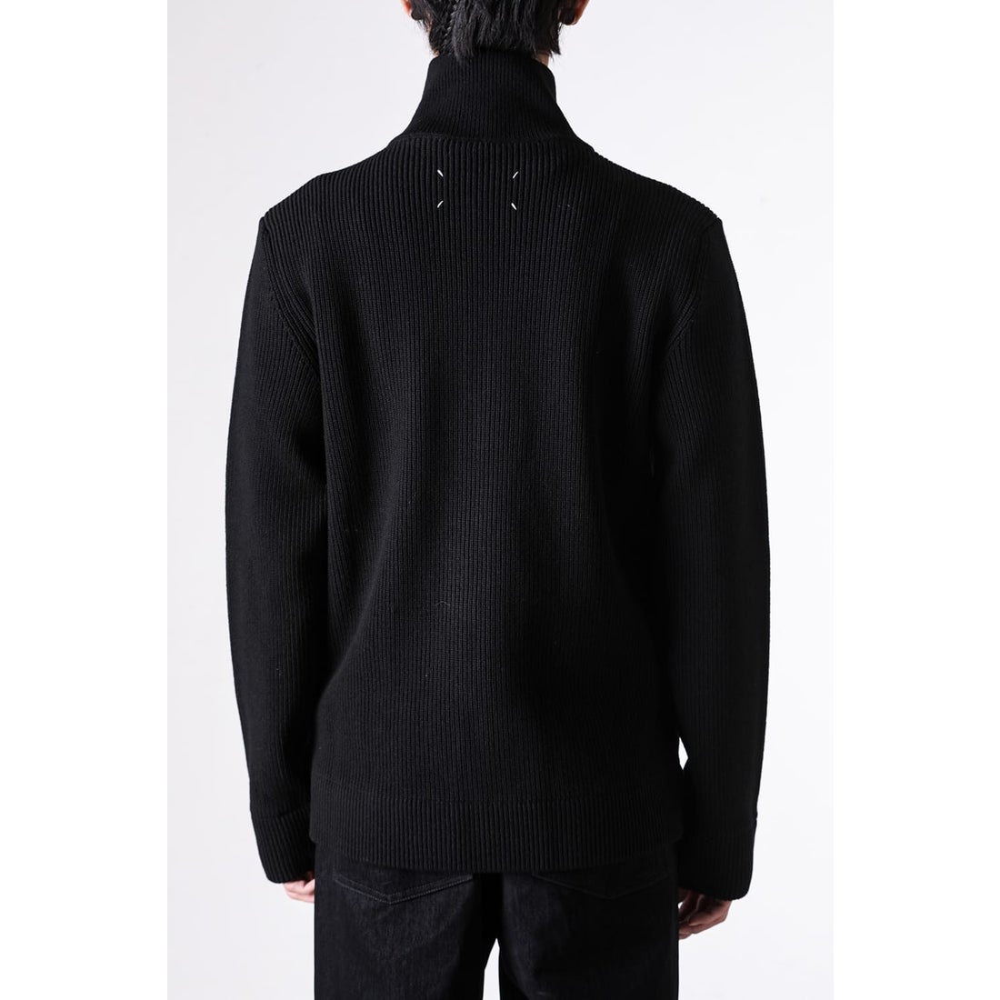 メゾン マルジェラ MAISON MARGIELA Driver's Zip Up Knit （Black