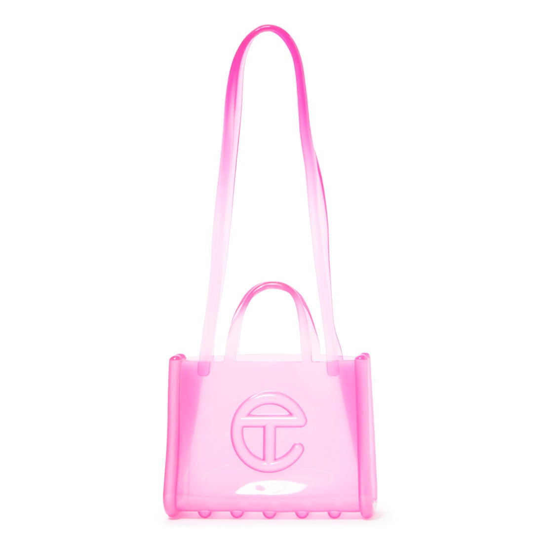 メリッサ melissa MELISSA MEDIUM JELLY SHOPPER BAG + TELFAR （CLEAR