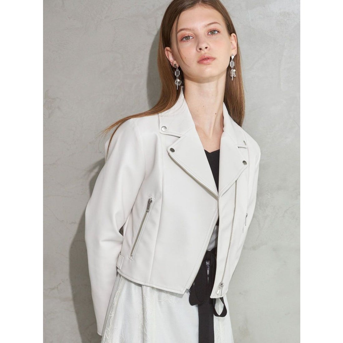 マーキュリーデュオ MERCURYDUO フェイクレザーコンパクトライダース