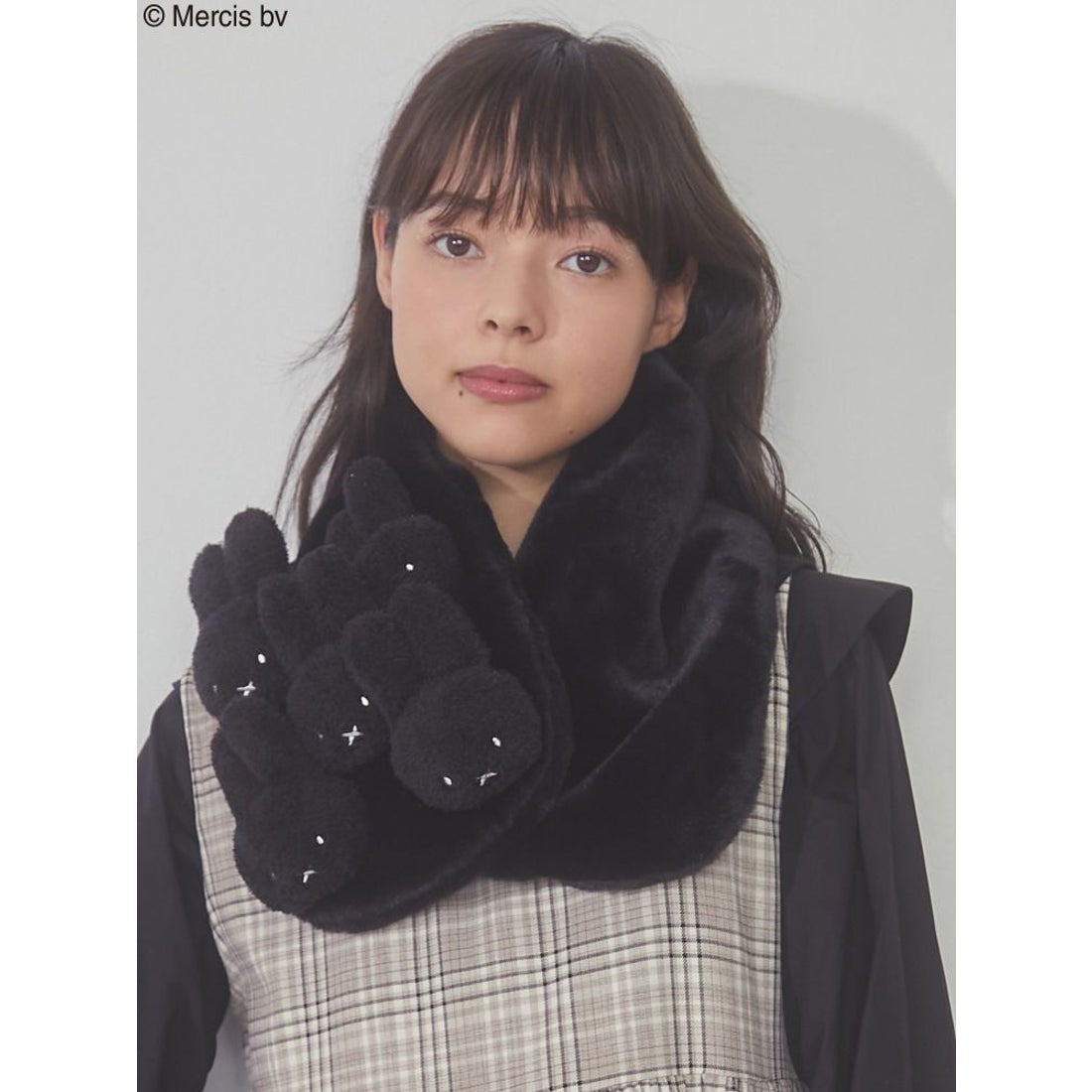 メリージェニー merry jenny もこもこmiffyティペット （アイボリー