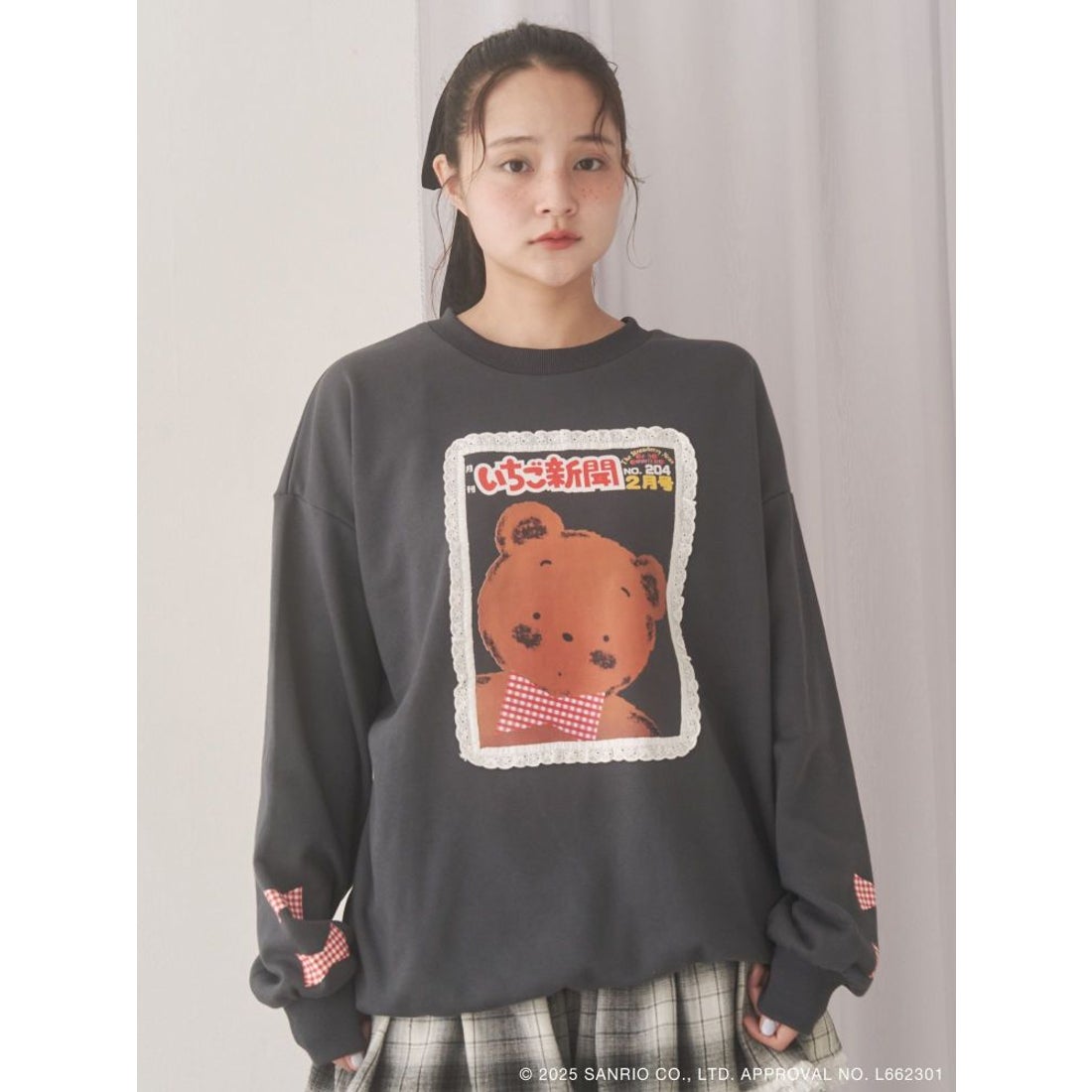 メリージェニー merry jenny いちご新聞frill frillスウェット