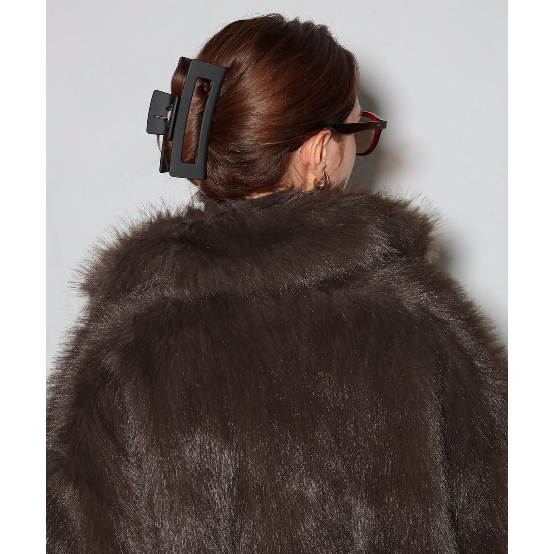 ミージェーン me Jane ダブルジップロング丈ファーコート （ブラウン