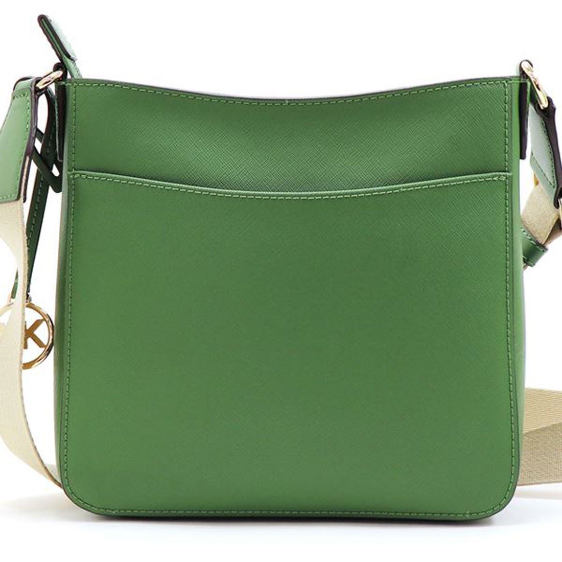 Michael Kors メッセンジャーバッグ オリーブグリーン スタッズ付き