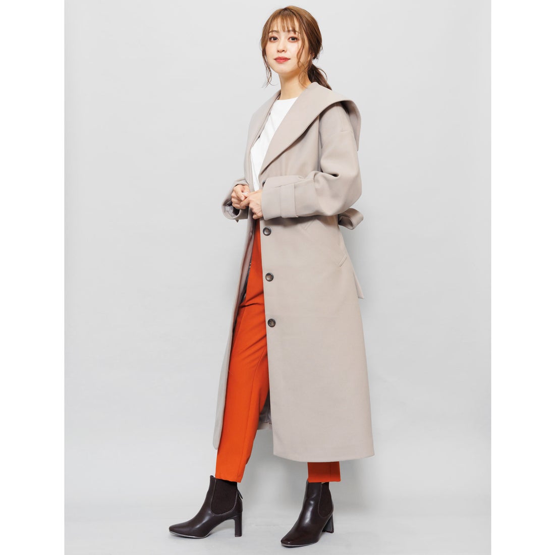 ミリアンデニ mili an deni セーラーカラーコート レディース アウター