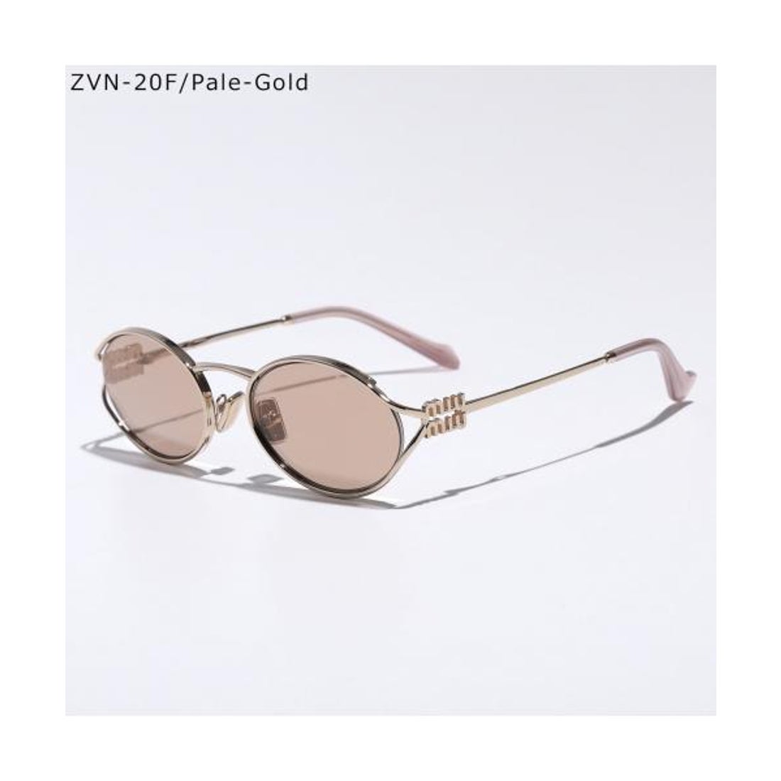 ミュウミュウ Miu Miu MIUMIU サングラス OMU 52YS オーバル メタル