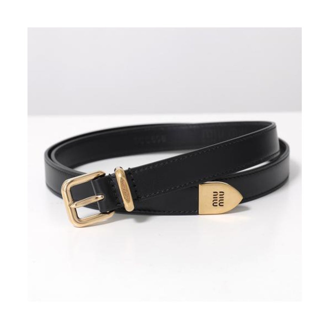 ミュウミュウ Miu Miu MIUMIU ナローベルト 5CC608 2AIX レザー