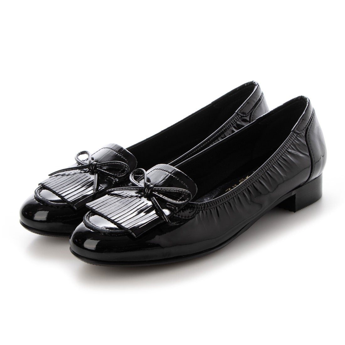ミハマ MIHAMA カッターシューズ （黒エナメル） -靴＆ファッション