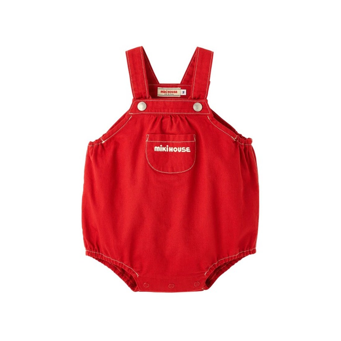 ミキハウス MIKI HOUSE 【ミキハウス】 ロンパース （赤